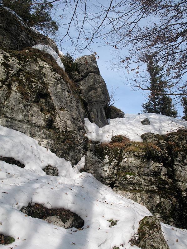 Aufstieg zum Hohen Stein